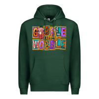 Sports Green gobble till you wobble Premium Hoodie - FaDigitalArtStudio