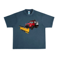 Midnight Navy snow plow Urban Heavy Tee - Artiststas