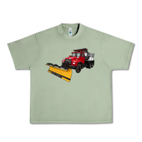 Oil Green snow plow Urban Heavy Tee - Artiststas