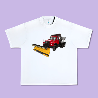 Snow Plow Urban Heavy Tee Designed By Artiststas