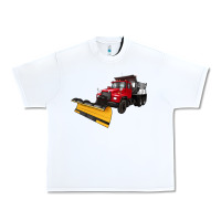 White snow plow Urban Heavy Tee - Artiststas