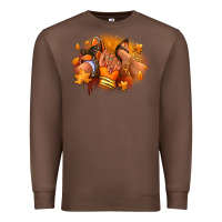 Chestnut Fall sneaker and heel afro woman Premium Sweatshirt - RanaPortraitStore
