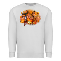 Dove Grey Fall sneaker and heel afro woman Premium Sweatshirt - RanaPortraitStore