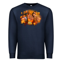 Navy Fall sneaker and heel afro woman Premium Sweatshirt - RanaPortraitStore