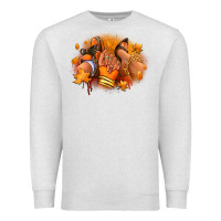 Fall Sneaker And Heel Afro Woman Premium Sweatshirt | Teevron