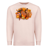 Pale Pink Fall sneaker and heel afro woman Premium Sweatshirt - RanaPortraitStore