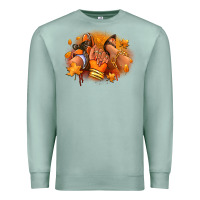 Seafoam Fall sneaker and heel afro woman Premium Sweatshirt - RanaPortraitStore
