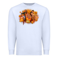 White Fall sneaker and heel afro woman Premium Sweatshirt - RanaPortraitStore