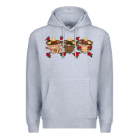 Heather Grey mexico gnomes Premium Hoodie - HRA Design Shop