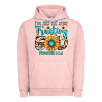 Pigment Salmon i m just out here trusting god proverbs 3 56 Urban Hoodie - JahusDesignShop