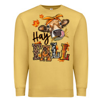 Antique Gold Hay Fall heifer Premium Sweatshirt - RanaPortraitStore