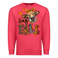 Cardinal Hay Fall heifer Premium Sweatshirt - RanaPortraitStore