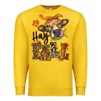 Lemon Hay Fall heifer Premium Sweatshirt - RanaPortraitStore