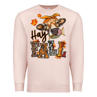 Pale Pink Hay Fall heifer Premium Sweatshirt - RanaPortraitStore