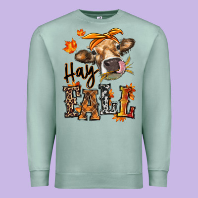 Premium Sweatshirt Hay Fall heifer