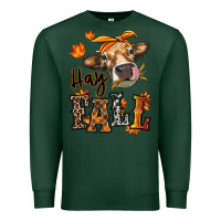 Sports Green Hay Fall heifer Premium Sweatshirt - RanaPortraitStore