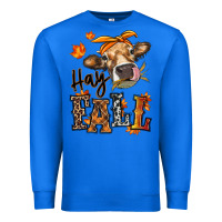 True Royal Hay Fall heifer Premium Sweatshirt - RanaPortraitStore