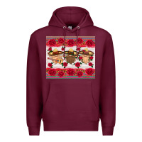 Burgundy mexico gnomes Premium Hoodie - HRA Design Shop
