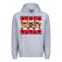 Heather Grey mexico gnomes Premium Hoodie - HRA Design Shop