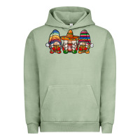 Pigment Oil Green mexican gnomes Urban Hoodie - JahusDesignShop