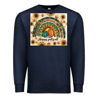 Navy Happy Fall y'all Premium Sweatshirt - RanaPortraitStore