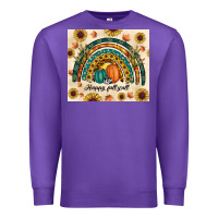 Purple Happy Fall y'all Premium Sweatshirt - RanaPortraitStore