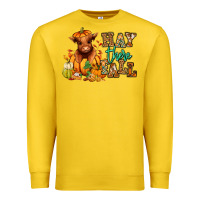 Lemon Hay there Fall pumpkin heifer Premium Sweatshirt - RanaPortraitStore
