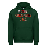Forest Green merry christmas y all Urban Hoodie - JahusDesignShop