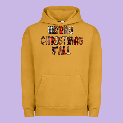 Merry Christmas Y All Urban Hoodie Designed By Jahusdesignshop