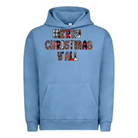 Pigment Pebble Blue merry christmas y all Urban Hoodie - JahusDesignShop