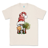 Natural Christmas Gnome With Cookie Classic Tee - BundleAndBundleShop