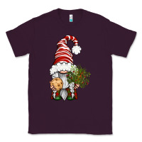 Plum Christmas Gnome With Cookie Classic Tee - BundleAndBundleShop