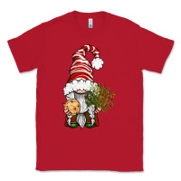 Red Christmas Gnome With Cookie Classic Tee - BundleAndBundleShop