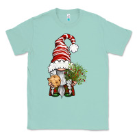 Seafoam Christmas Gnome With Cookie Classic Tee - BundleAndBundleShop