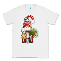 White Christmas Gnome With Cookie Classic Tee - BundleAndBundleShop