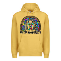 Antique Gold autism awareness Premium Hoodie - CowhideDigitalArt