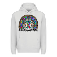 Dove Grey autism awareness Premium Hoodie - CowhideDigitalArt