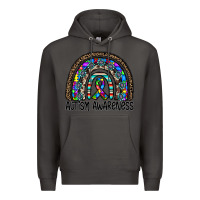 Smoke autism awareness Premium Hoodie - CowhideDigitalArt