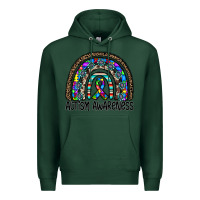 Sports Green autism awareness Premium Hoodie - CowhideDigitalArt