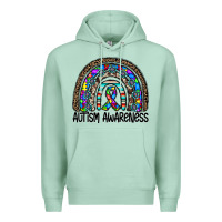 Seafoam autism awareness Premium Hoodie - CowhideDigitalArt