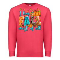 Cardinal I love Fall most of all Premium Sweatshirt - RanaPortraitStore
