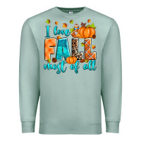 Seafoam I love Fall most of all Premium Sweatshirt - RanaPortraitStore