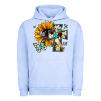 Pigment Grape Ice cross with sunflower Urban Hoodie - JahusDesignShop