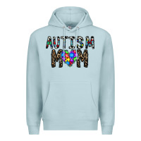 Blue Mist autism mom Premium Hoodie - CowhideDigitalArt