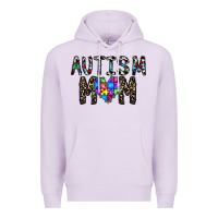 Lilac autism mom Premium Hoodie - CowhideDigitalArt