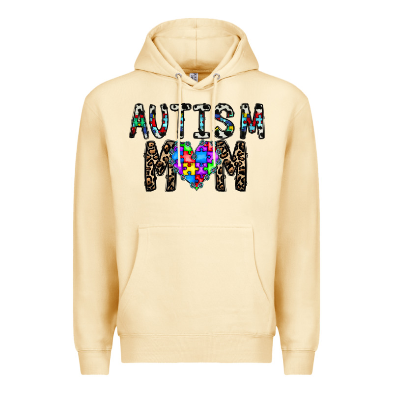 Autism Mom Premium Hoodie by CowhideDigitalArt | Teevron