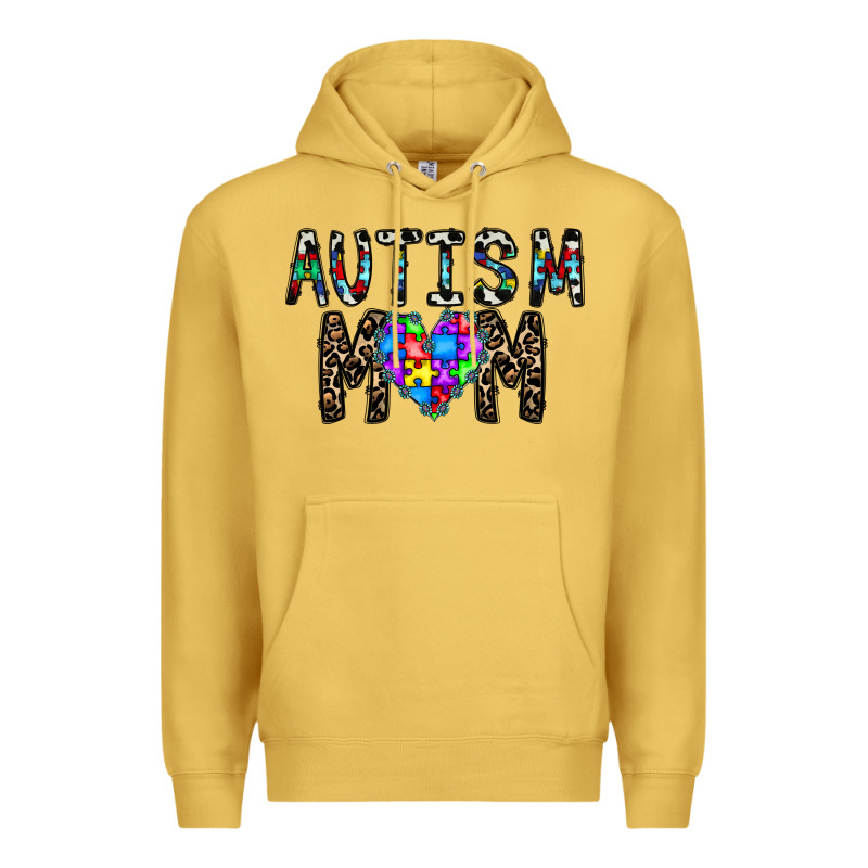 Autism Mom Premium Hoodie by CowhideDigitalArt | Teevron