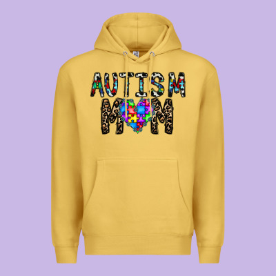 Autism Mom Premium Hoodie Designed By Cowhidedigitalart