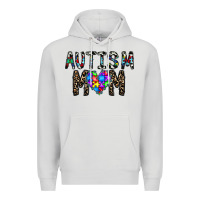 Dove Grey autism mom Premium Hoodie - CowhideDigitalArt