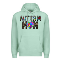 Seafoam autism mom Premium Hoodie - CowhideDigitalArt